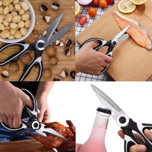 Кухонні ножиці з чохлом з нержавіючої сталі KitchenScissors-2 фото