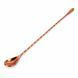 Ложка барная Bar House витая с каплей 30 см Медная BH-bs-tear-30cm-RoseGold фото 1
