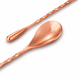 Ложка барная Bar House витая с каплей 30 см Медная BH-bs-tear-30cm-RoseGold фото 3