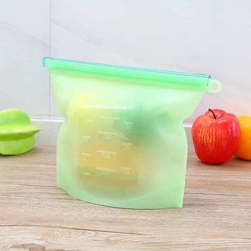 Силиконовый пакет для хранения продуктов и льда Bar House 1500 мл Зеленый BH-GreenBag-1500ml фото