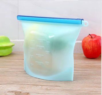Силиконовый пакет для хранения продуктов и льда Bar House 1500 мл Мятный BH-MintBag-1500ml фото