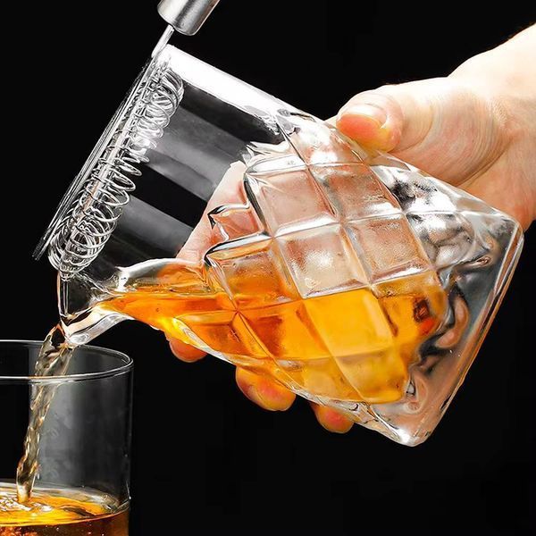 Змішувальний стакан для коктейлів Bar House Diamond Mixing Glass 440 мл BH-MxGlDia-440 фото